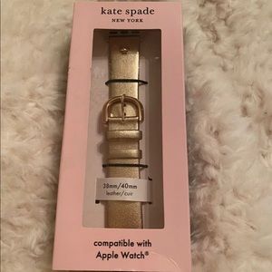 Brand new Kate Spade Apple Watch band. Rose Gold color .